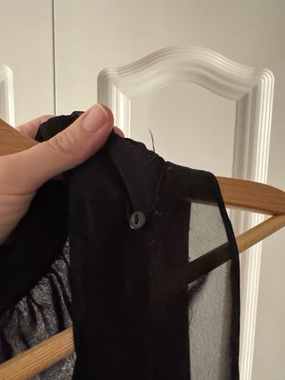 Mono Zara Negro Transparente Pedrería