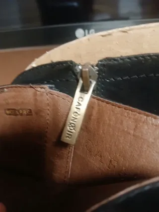 Stivali neri in pelle