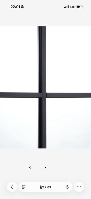 Espejo Jysk Marco Negro