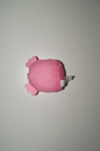 Pelúcia Almofadada Rosa Estrelas Música