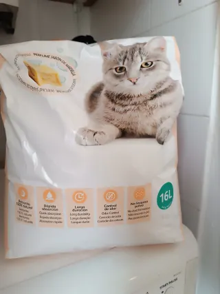 Arenero gato con recogedor y accesorios