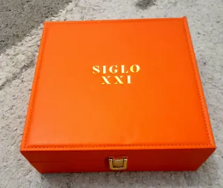 Joyero Siglo XXI Naranja Dorado