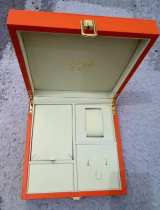 Joyero Siglo XXI Naranja Dorado