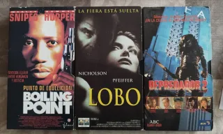 Lote 9 Películas VHS Acción/Suspense