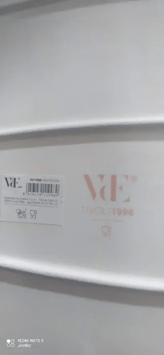 Bandeja de cerámica decorada