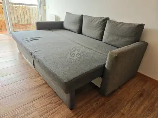 Sofá Cama 3 Plazas Ikea Gris