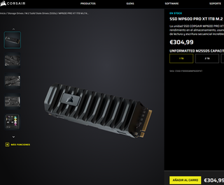 Corsair MP600 PRO XT 1TB NVMe SSD