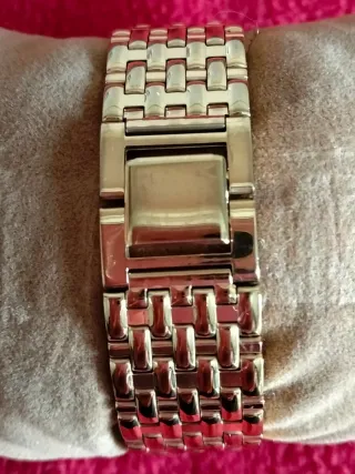 Relógio Seiko Quartz Dourado Retangular