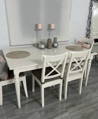 Chollo!!! Sillon  y mesa extensibles y seis sillas