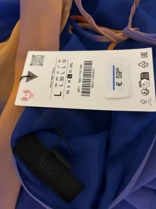 Vestido largo estampado foulard tie dye