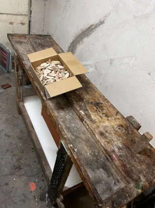 Banco de carpintería de madera haya maciza