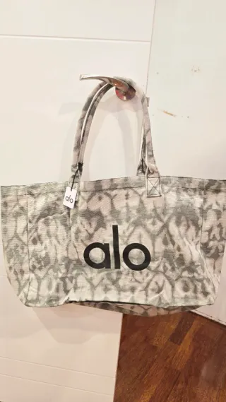 Bolso Alo verde estampado