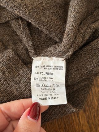Jersey de lana gris