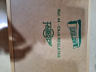 Caja de Regletas de colores faibo300 piezas,dolmen