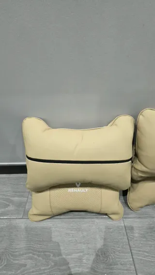 Set 4 Cojines Reposacabezas Renault Beige