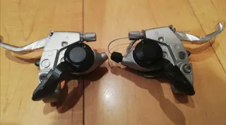 Juego de manetas de cambio 3x7 y frenos, SHIMANO
