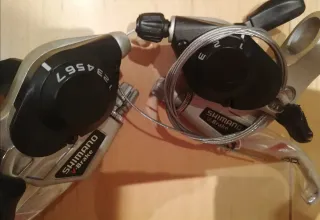 Juego de manetas de cambio 3x7 y frenos, SHIMANO