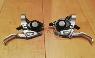 Juego de manetas de cambio 3x7 y frenos, SHIMANO