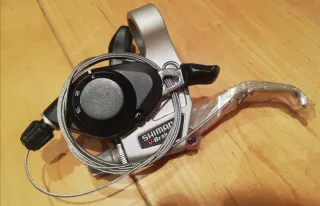 Juego de manetas de cambio 3x7 y frenos, SHIMANO