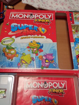 Monopoly Junior Super Zings Rivals of Kaboom