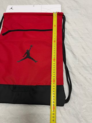 Mochila gym Air Jordan Nike Roja Negra Nueva