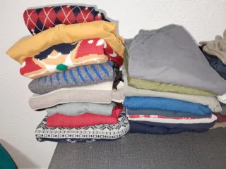 Ropa señor lote pantalones, camisetas y jerseys