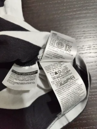 T-shirt Levi's a righe Nera/Bianca Tg M