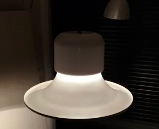 Lámpara colgante blanca