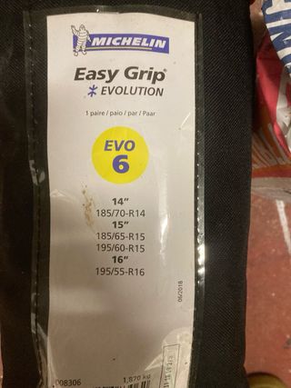 Cadenas para nieve Michelin Easy Grip