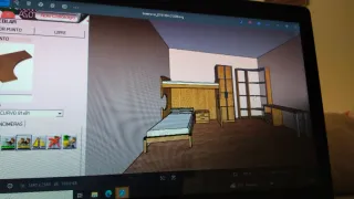 Dormitorio juvenil melamina y aglomerado.