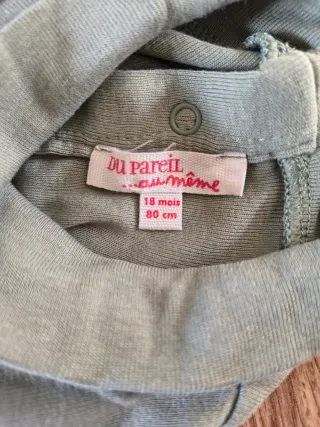 Camiseta niño cuello alto estampado osos