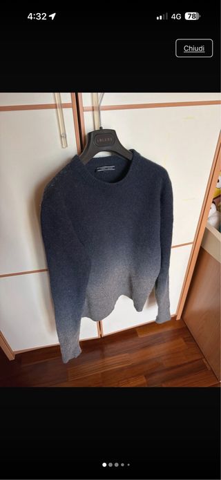 Maglione Tommy Hilfiger sfumato blu/grigio