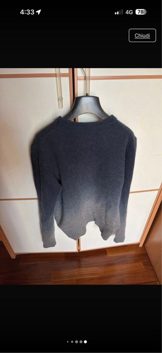 Maglione Tommy Hilfiger sfumato blu/grigio