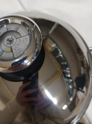 Casseruola 30 cm acciaio con coperchio a campana