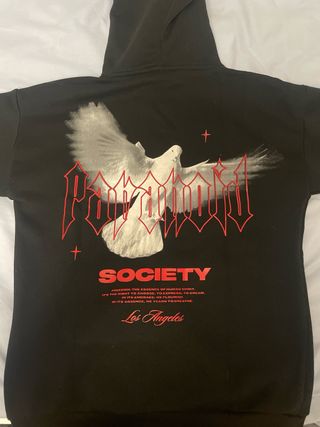 Sudadera Black Squad con cremallera