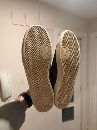 Zapatillas Fred Perry Negras y Blancas