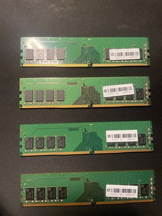 4x 8GB HP DDR4 3200MHz RAM Módulos