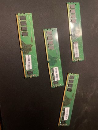 4x 8GB HP DDR4 3200MHz RAM Módulos
