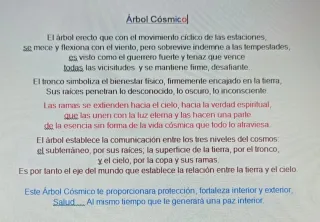 Colgante "El Árbol de la Vida" de Nácar