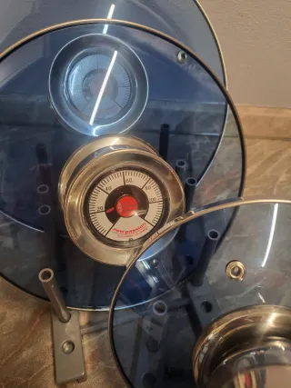 Set 2 Coperchi Vetro con Termometro