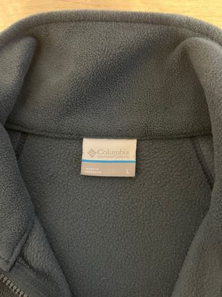 Forro polar Columbia mujer gris azulado Talla L