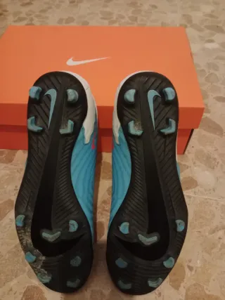 Scarpe da calcio Nike Phantom Blu/Bianco