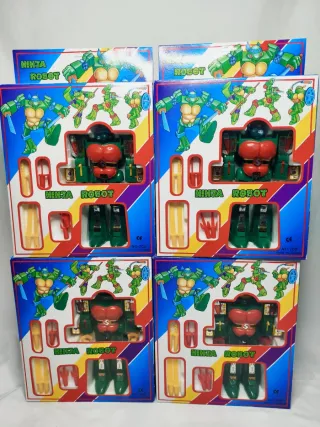Robot Tortugas Ninja Transformers Años 80