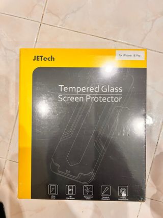 Vetro temperato JETech per iPhone 16 Pro