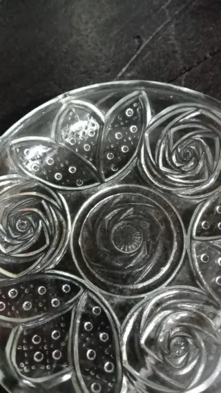 Juego Fuentes Cristal Tallado Macedonia/Postre