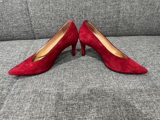 Zapatos de tacón rojos T.37