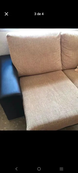 Sofá biplaza estampado. Precio negociable