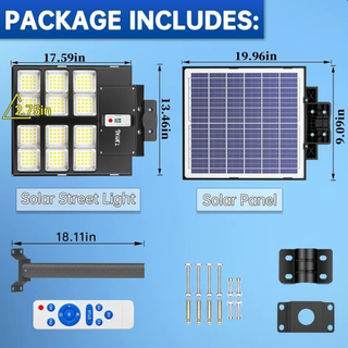 Farola Solar JAYNLT 60000LM Exterior