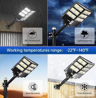 Farola Solar JAYNLT 60000LM Exterior