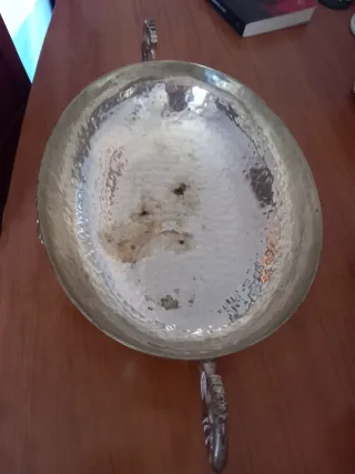 Frutero/Centro de Mesa Plateado